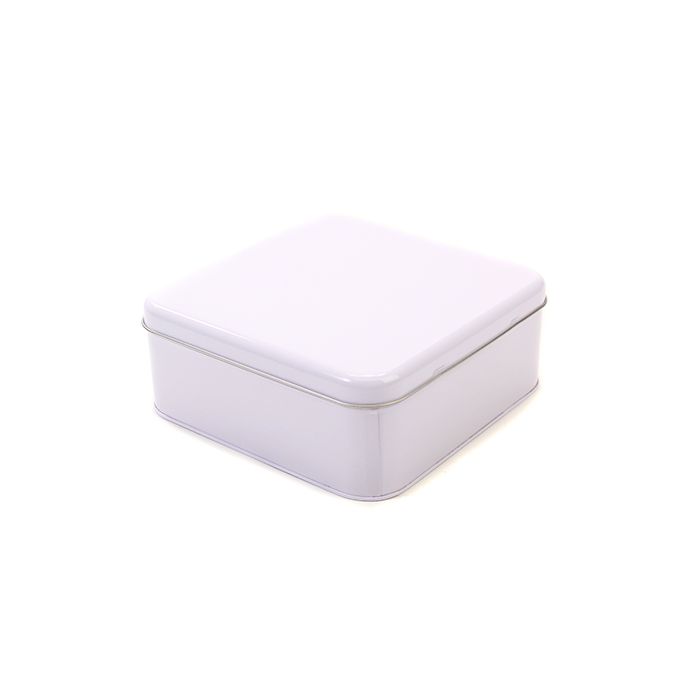 Cakeblik vierkant wit