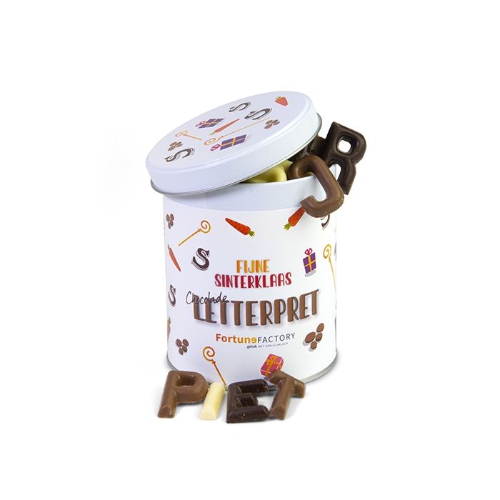Blik letterpret 500 gram