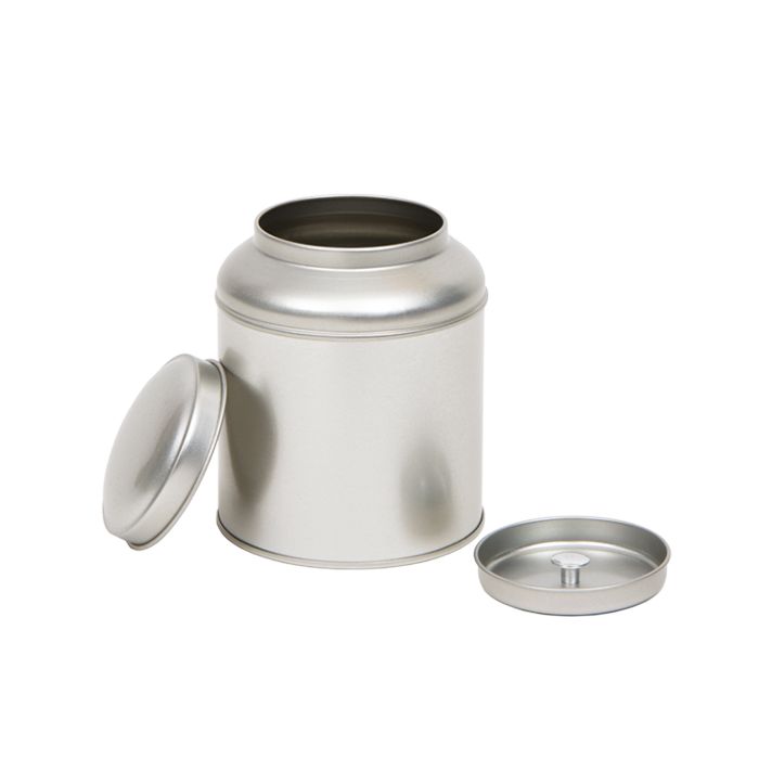 Blik met koepeldeksel - groot