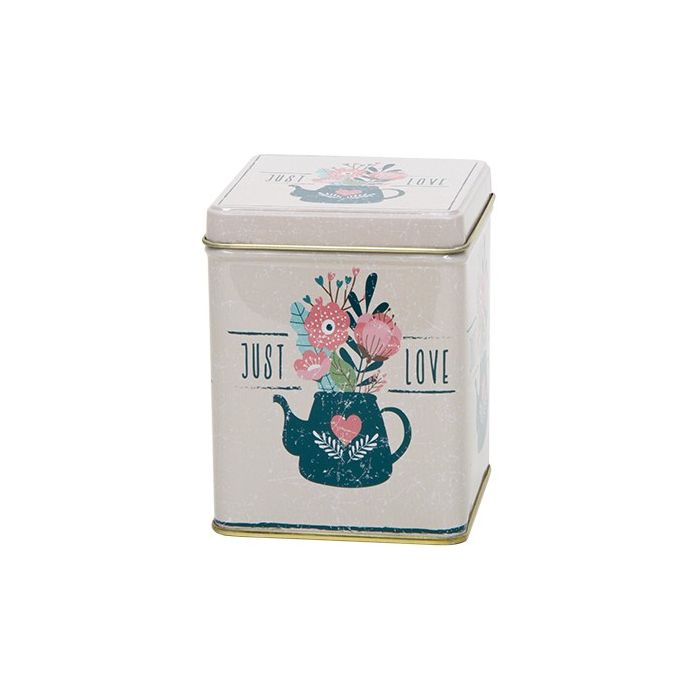 Vierkant blik S - 500 ml - Teabloom