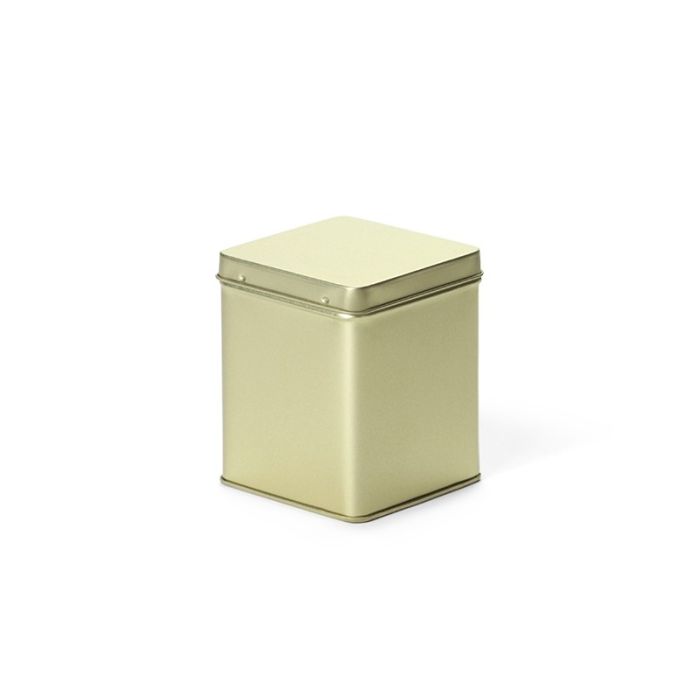 Vierkant blik 100 gram goud