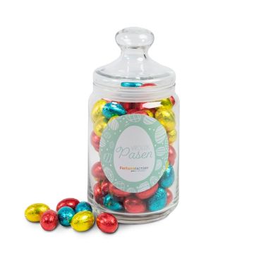 Medium stolp gevuld met paaseitjes