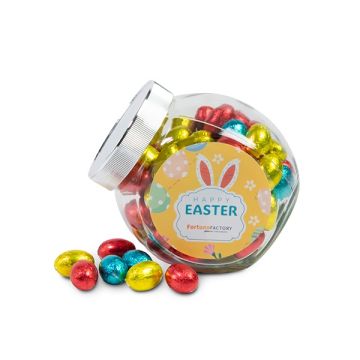 Medium snoeppot met paaseitjes