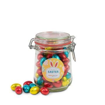 Paaseitjes in medium weckpot