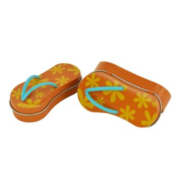 slipper blik klein oranje