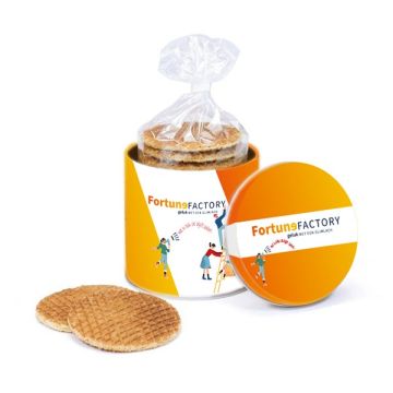 All-over bedrukt stroopwafelblik