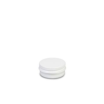 Rond zwart alu blikje - 100 ml