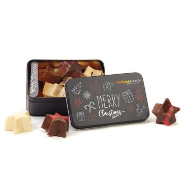 kerstchocolade in blik