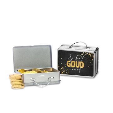 Koffertje met goud 