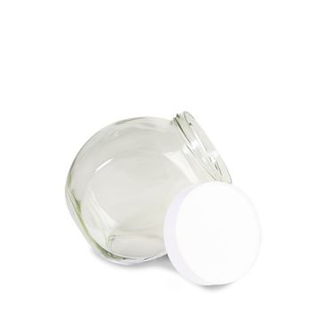 Glazen snoeppot medium