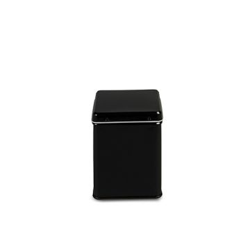 Zwart blik vierkant S - 500 mL