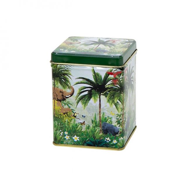 Vierkant blik S - 500 ml - Rain Forest