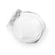 Glazen pot 0,9 liter zilver- foto 1