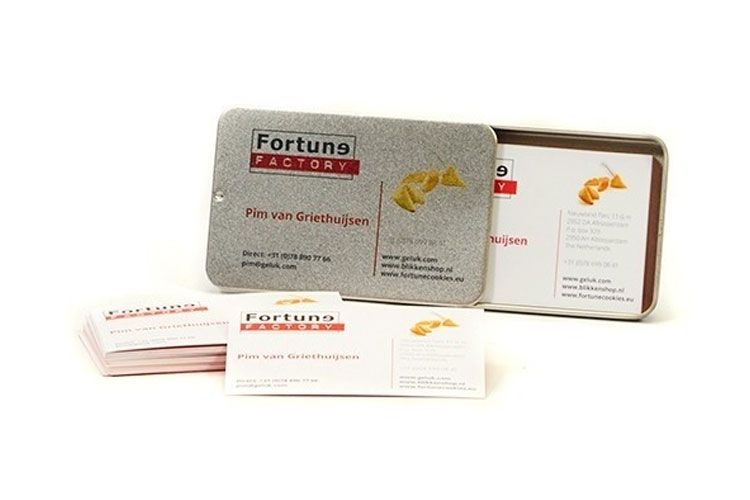 Gadget van de maand: Visitekaartjeshouder bedrukt met logo