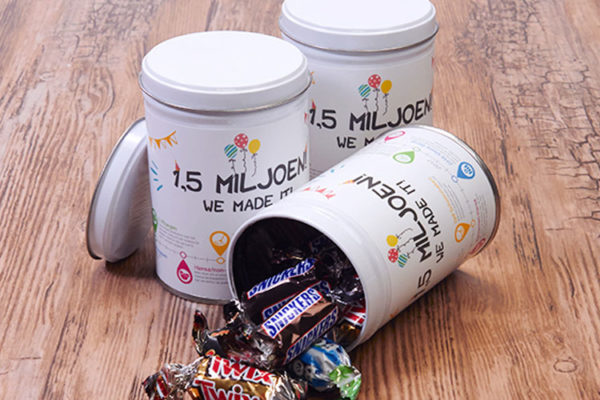 Snoepblik laten bedrukken? Dit zijn de mogelijkheden