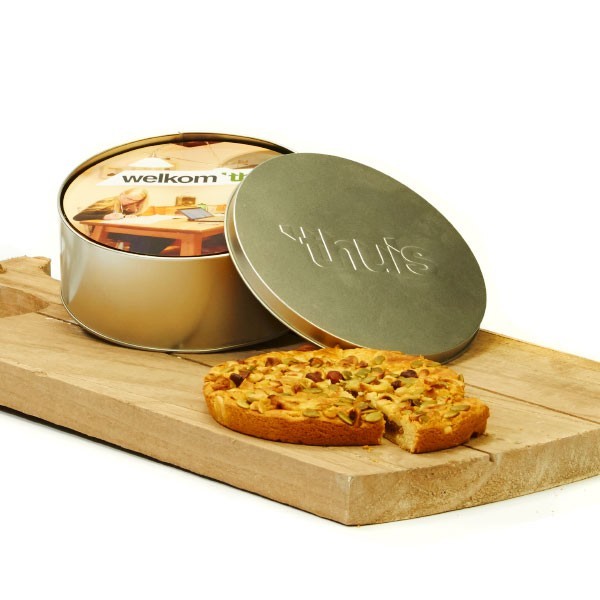 embossed taartblikje