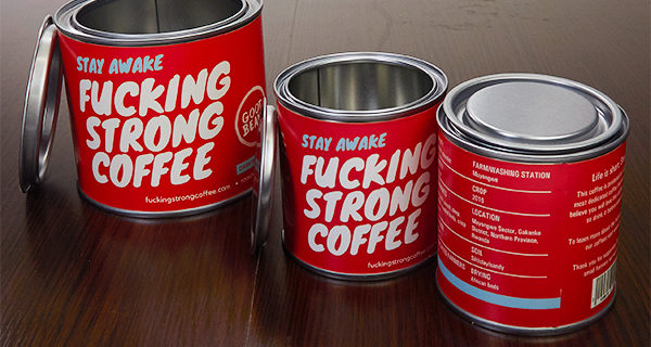 Productverpakking met koffie voor Good Beans