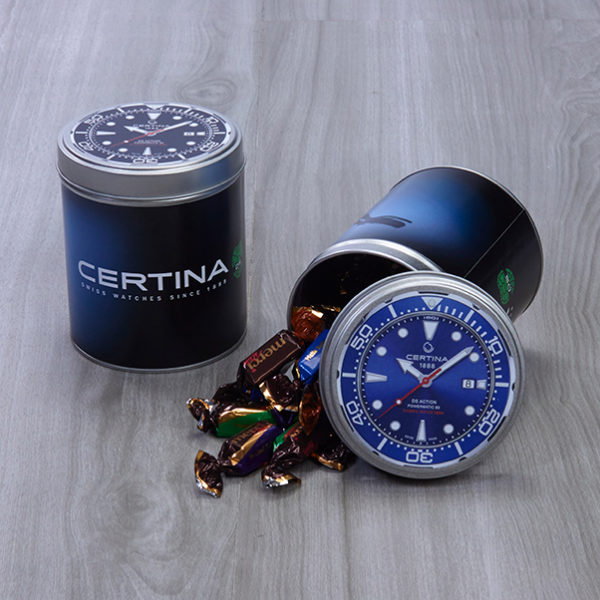 Certina blik met celebrations