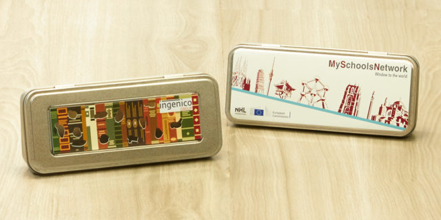 Bedrukte pennenblikken voor Ingenico en NHL