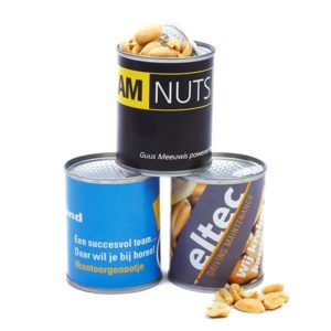 Go nuts blik met nootjes